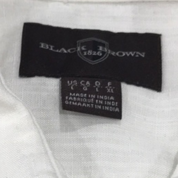 Black Brown 1826 Solid Short Sleeve - Picture 2 of 5